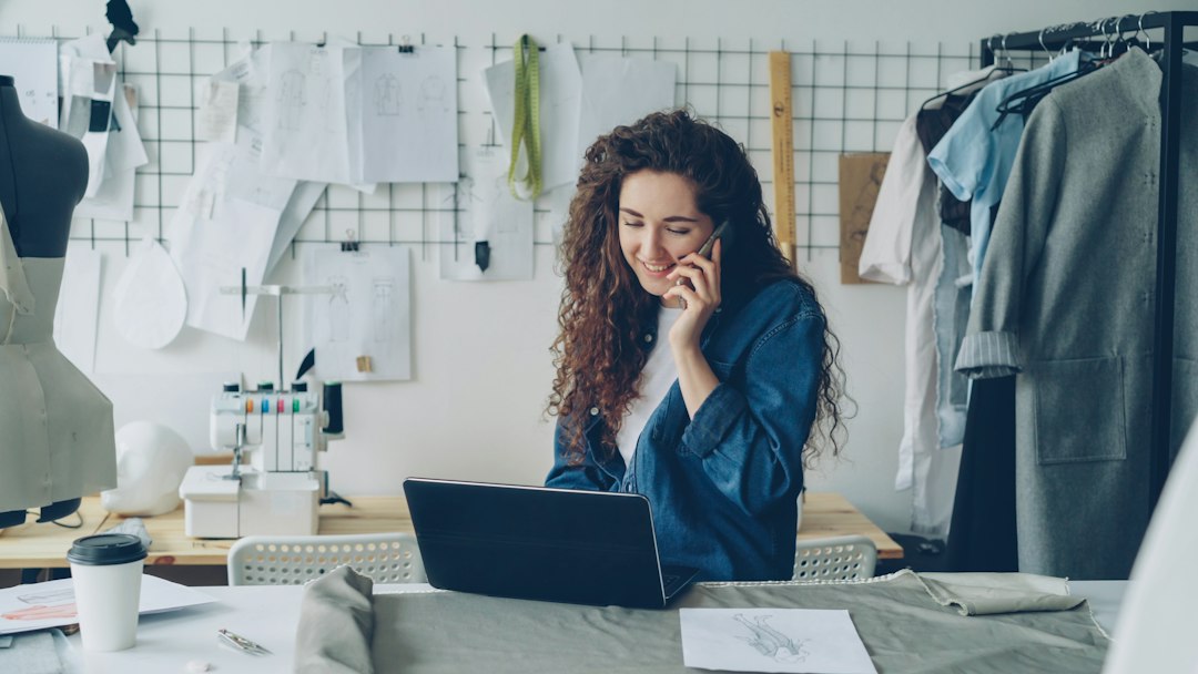Small business owner managing day-to-day operations